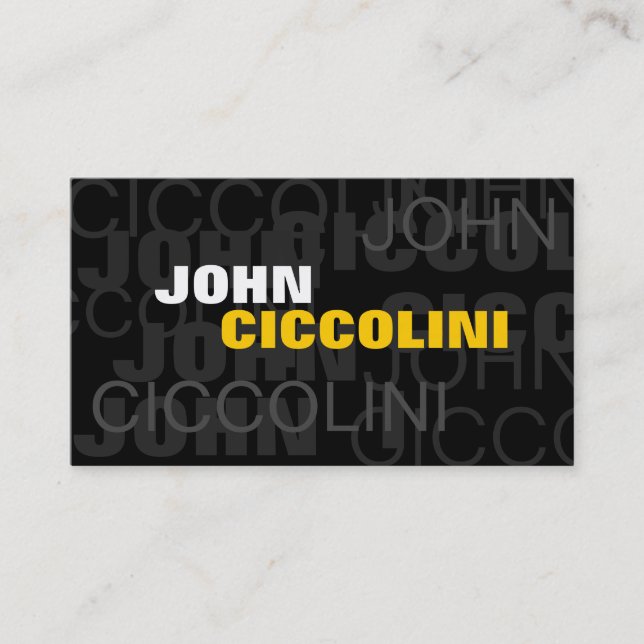 Vogue vI Business Card (Front)