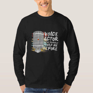 Voice Actor Before T-Shirt