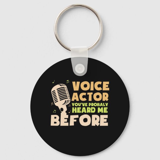 Voice Actor Key Ring (Front)