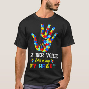 Voice Heart Au Awareness Kid Boy Girl T-Shirt