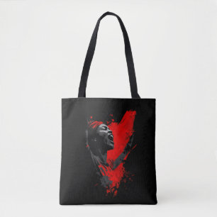Voice in Red Tote Bag