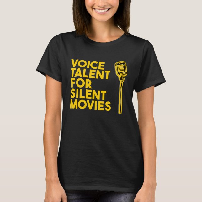 Voice Talent Voice Actor Voice Over Recording Arti T-Shirt (Front)