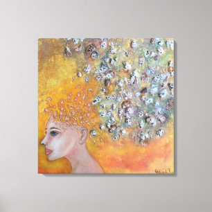 Voices Anxiety Canvas Print