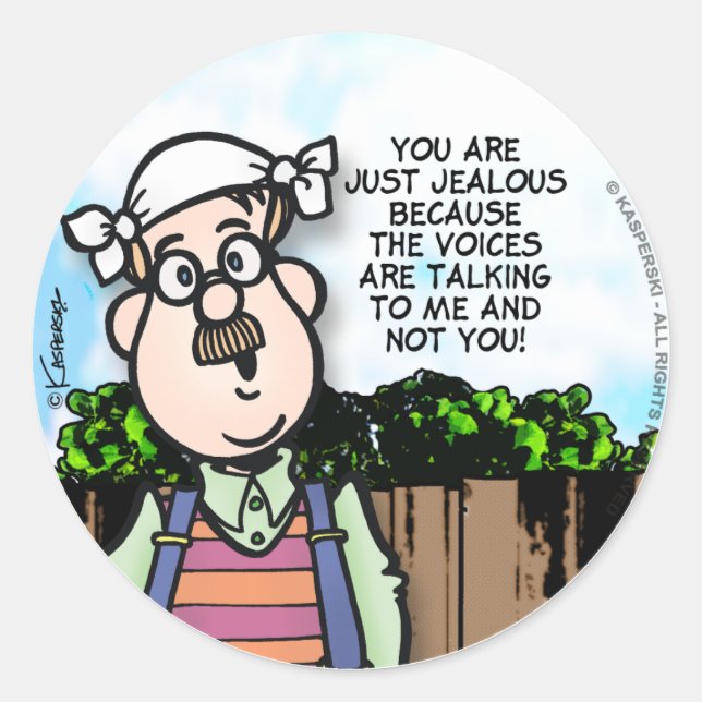 Voices Classic Round Sticker (Front)