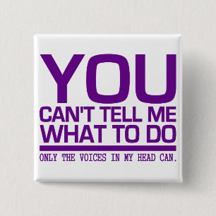 VOICES IN MY HEAD button