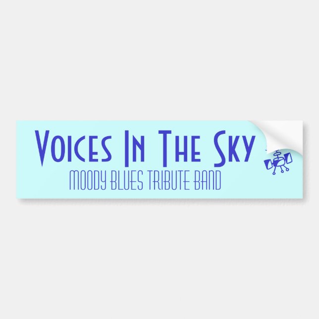 Voices In The Sky, Moody Blues tribute band Bumper Sticker (Front)
