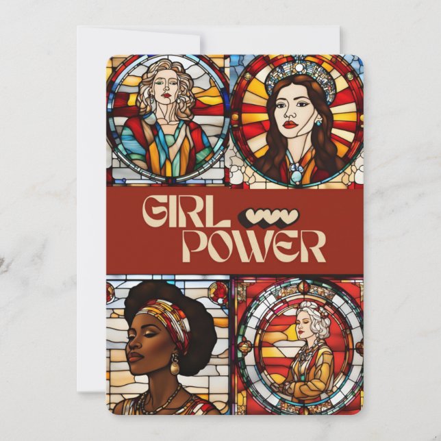 “Voices of Equality: A Tribute to Women's Power” Holiday Card (Front)