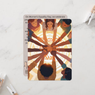 “Voices of Equality: A Tribute to Women's Power” Invitation