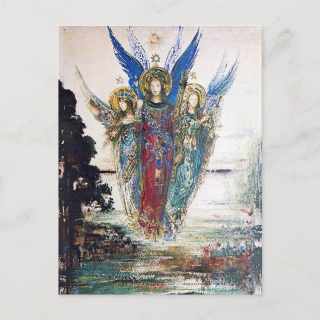 Voices of Evening by Gustave Moreau Postcard (Front)