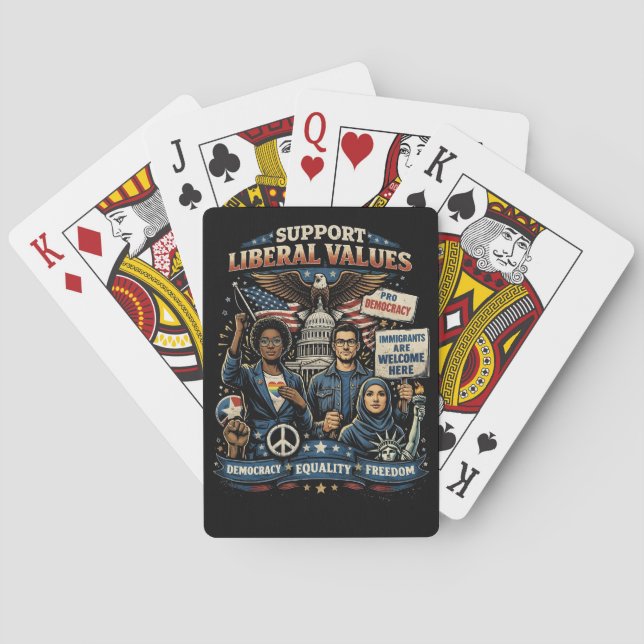 Voices of Freedom Playing Cards (Back)