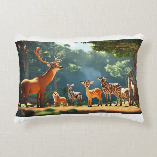 Voices of the Wild Decorative Cushion (Front)