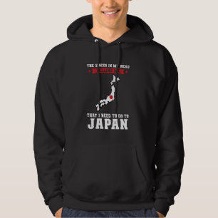 voices telling me that I need to go to Japan Japan Hoodie