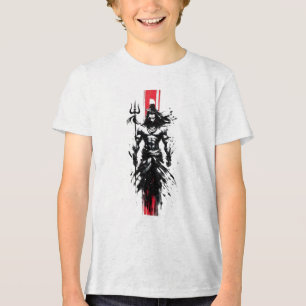 Void-Born Mahadev The Crimson Axis When Silence Ta Tri-Blend Shirt