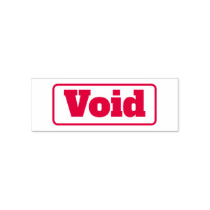 Void Business Invoice Bookkeeping Stamp Red