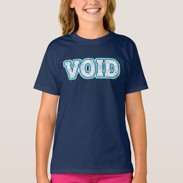 VOID//CRACKED: Enter the Electric Abyss T-Shirt (Front)