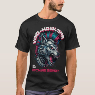 Void Howler – Machine Revolt Streetwear Graphic T-Shirt