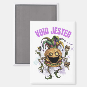 Void Jester Club - friend Burger Magnet