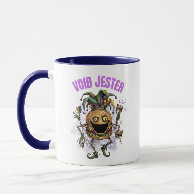 Void Jester Club - friend Burger Mug (Left)