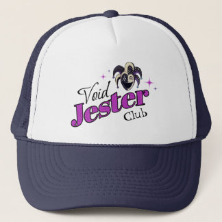 Void Jester Club – Smiling Chaos Jester Trucker Hat
