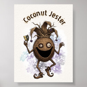 Void Jester Friend Coconut Poster