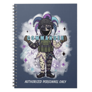 Void Jester Friend Commander Notebook