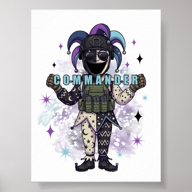 Void Jester Friend Commander Poster (Front)