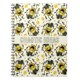 Void Jester Friend Lemon pattern Notebook