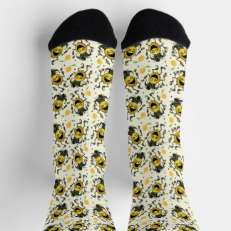 Void Jester Friend Lemon pattern Socks