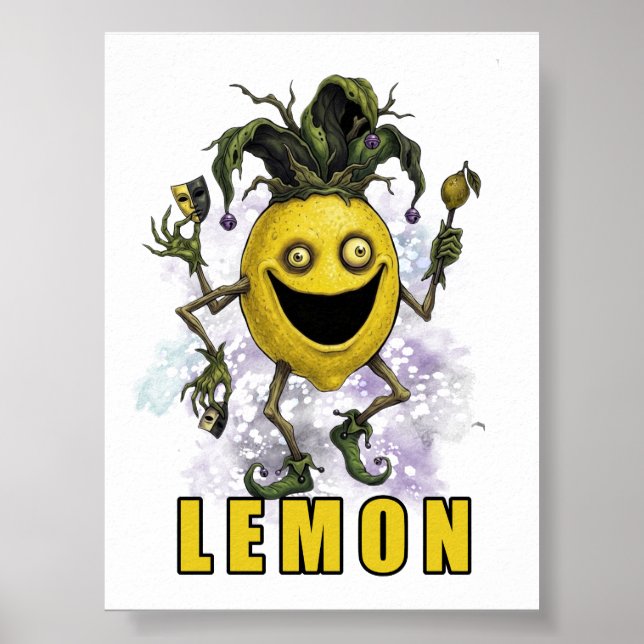 Void Jester Friend Lemon Poster (Front)