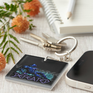 VoidForge "Defeated" Dark Fantasy Fallen Knight Key Ring