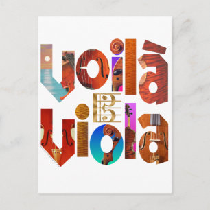 Voilà Viola! Postcard
