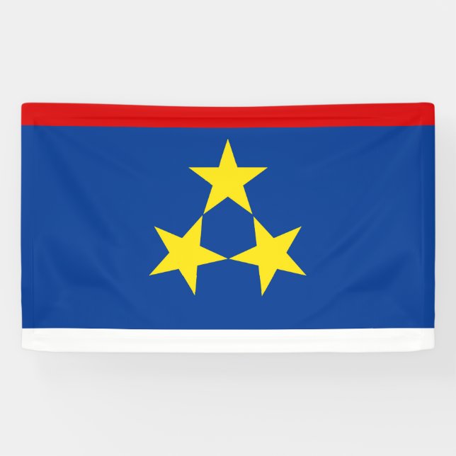 Vojvodina flag Serbia country province symbol Banner (Horizontal)