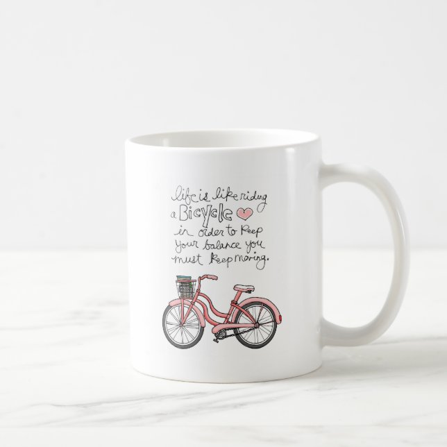vol25 life is like riding a bicycle coffee mug (Right)