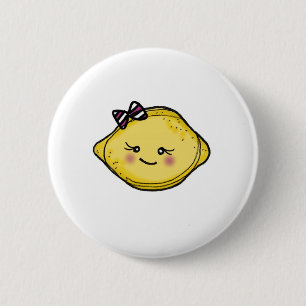 vol25 rosey cheeked lemon head 6 cm round badge