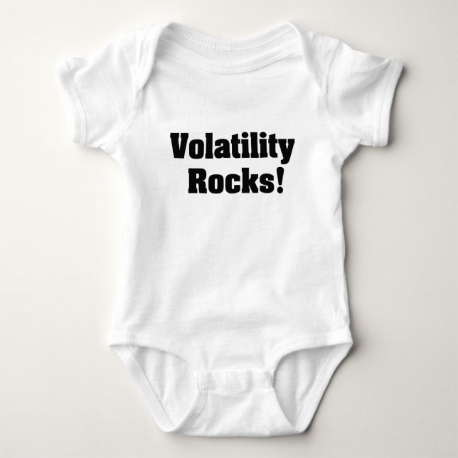 Volatility Rocks! Baby Bodysuit (Front)