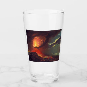 Volcanic Eruption of Mount Vesuvius (Live Volcano) Glass