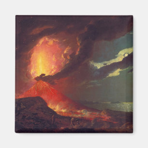 Volcanic Eruption of Mount Vesuvius (Wright) Magnet