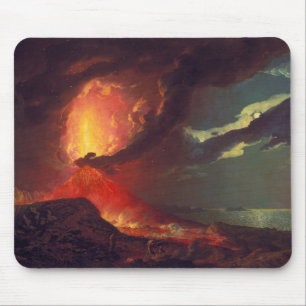 Volcanic Eruption of Mount Vesuvius (Wright) Mouse Pad