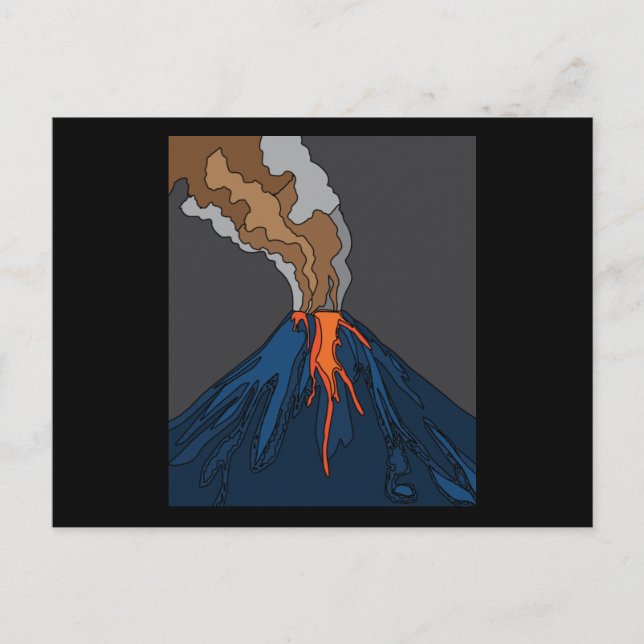 Volcanic Eruption Volcano Eruption Lava Postcard (Front)