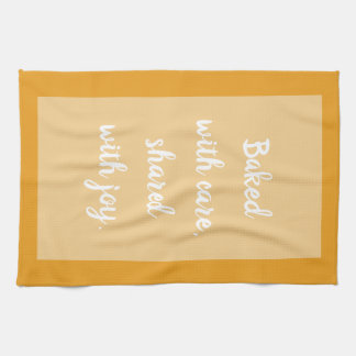 Volcanic Flame - White  Tea Towel