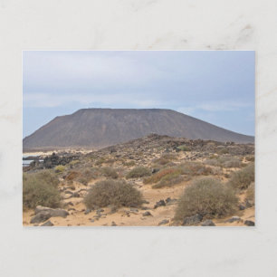 Volcanic Island Lobos Postcard