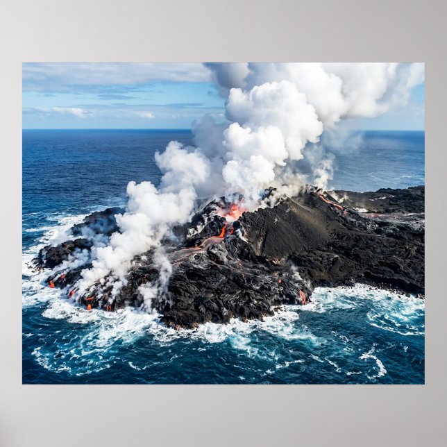 Volcanic Island Poster (Front)