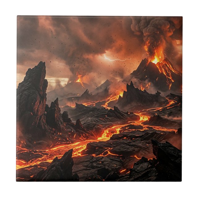 Volcanic Lava Tile (Front)