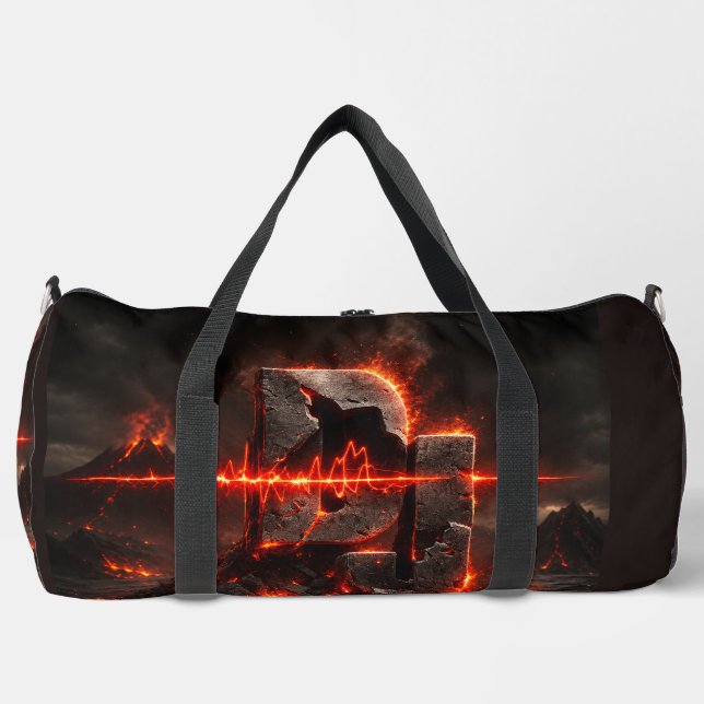 Volcanic Pulse DJ Duffle Bag (Front)