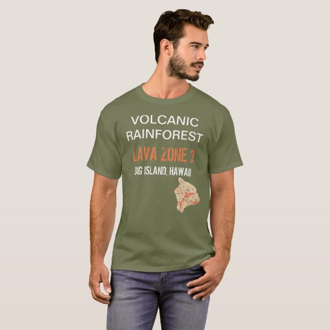 VOLCANIC RAINFOREST T-Shirt (Front Full)