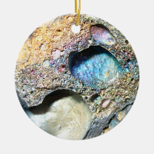 Volcanic Rock Ceramic Tree Decoration (Front)