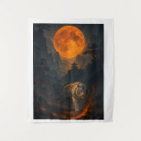 Volcanic White Tiger Premium Wall Art – Fine Art C