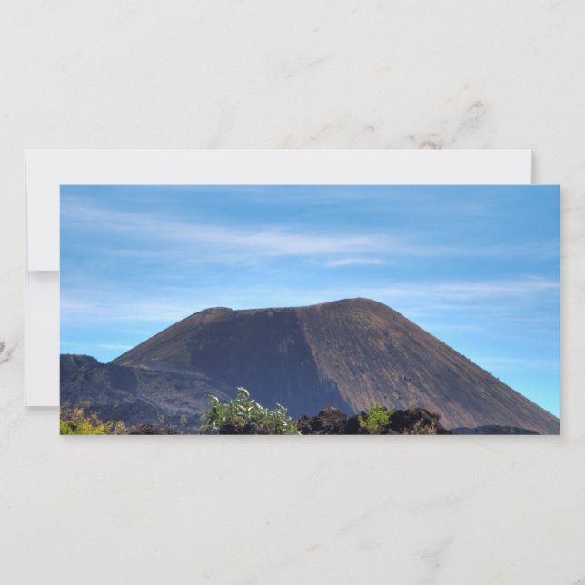 Volcano at  Parícutin, Photo Card (Front)