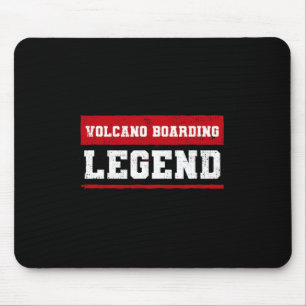 Volcano Boarding Legend Volcano Surfing Adventure Mouse Pad