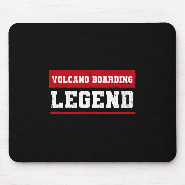 Volcano Boarding Legend Volcano Surfing Adventure  Mouse Pad (Front)